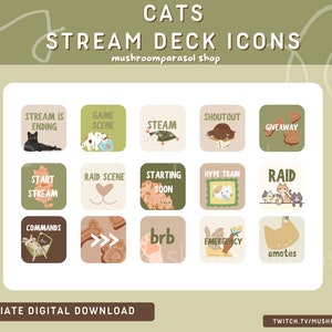 Katzen Stream Deck Icons
