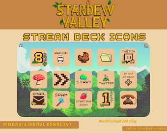 Stardew Valley Stream Deck Icons