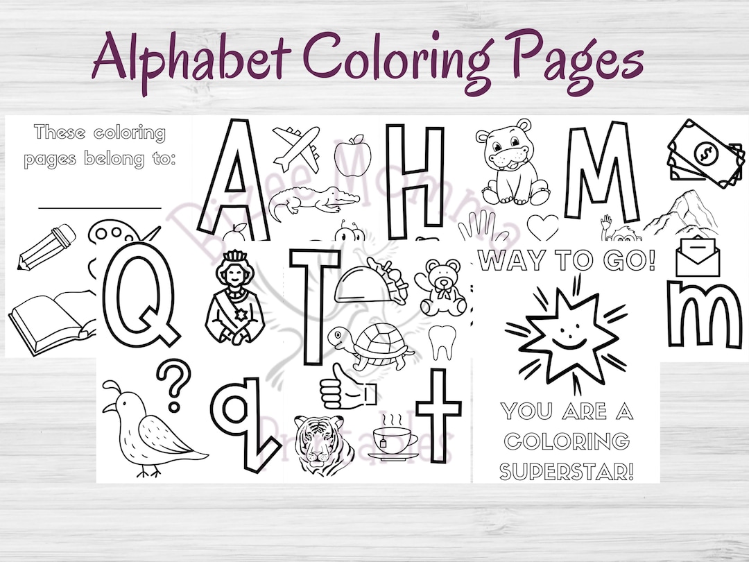Alphabet Coloring Pages T