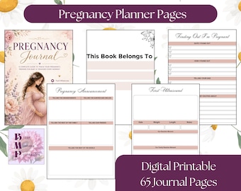 Pregnancy Journal | Memory Book | Baby Journal (Digital Download)