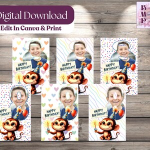Happy 8th Birthday Card 8th Birthday Card for Kids Birthday Card for Her Birthday Card for Him
