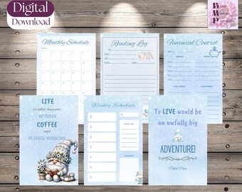Winter Weekly Planner Printable: Cozy Self-Reflection Agenda (PDF Download)