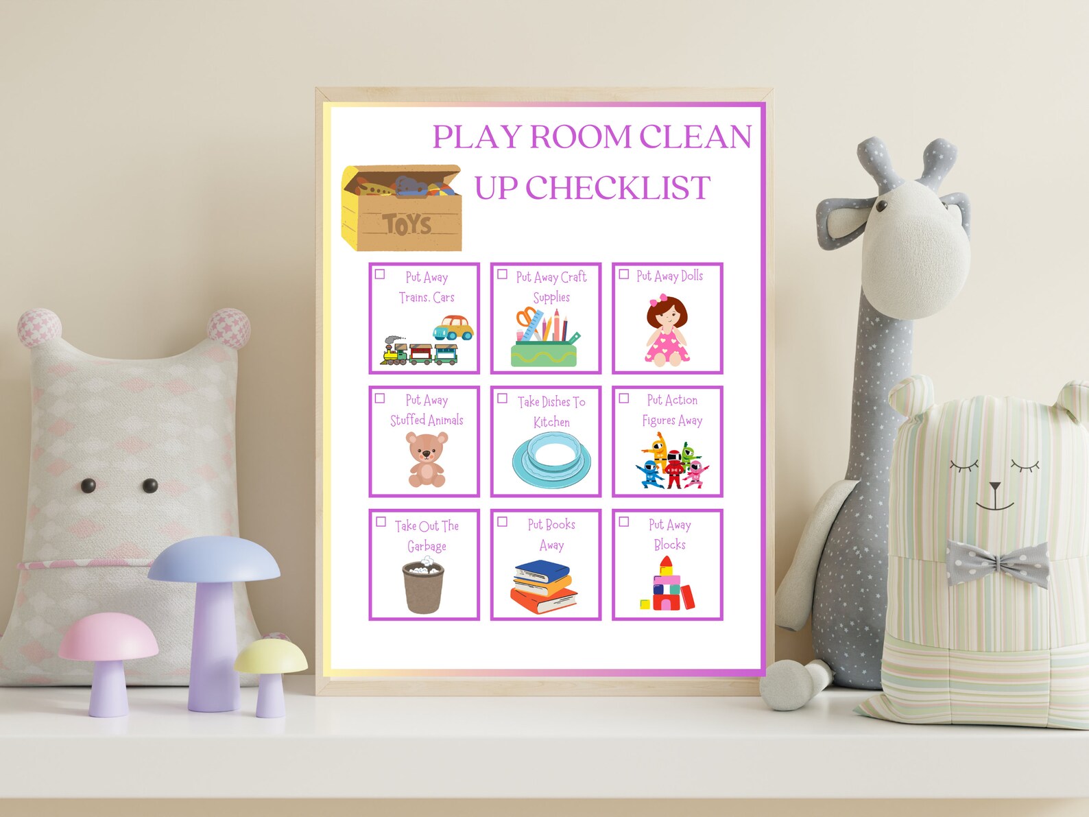 Routine & Chore Charts for Girls, Tasks, Checklists, Kids Printables ...