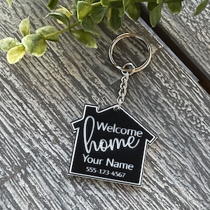 High Quality Customized Realtor Acrylic Keychain, Closing Gift, Key Handoff, Realtor, Gift