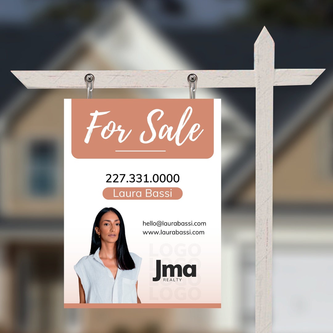 Real Estate for Sale Sign, for Sale Sign, Custom for Sale Sign, Realtor