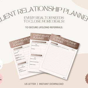 Canva, Makler Kundenplaner, Canva, Makler Kundenplaner, Makler Businessplaner, Kundenkalender, Canva