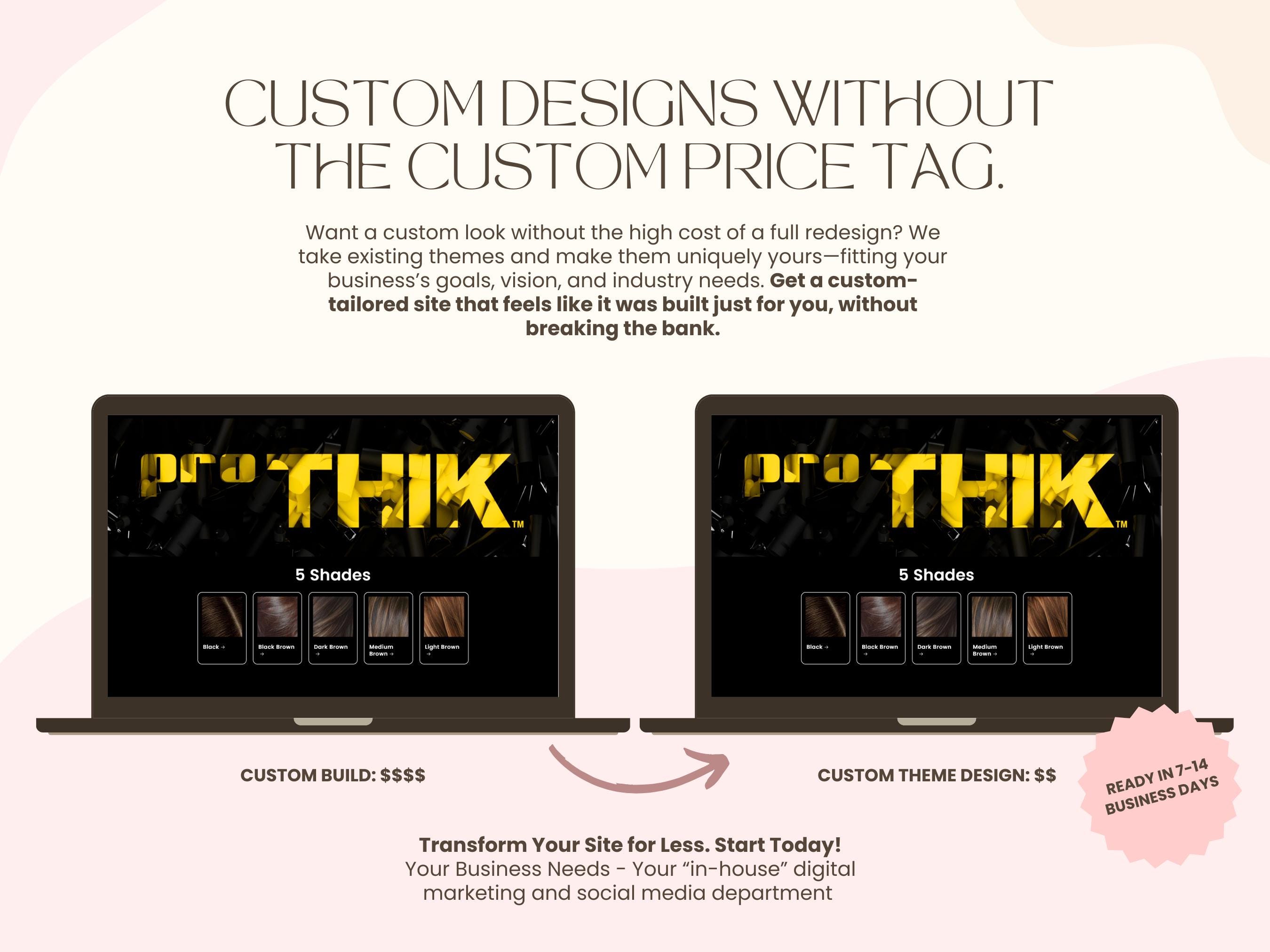 Shopify Store Design Theme Customization Custom Website Design ...