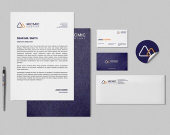 Ultimatives CUSTOM LOGO + BRANDING-Paket, Business-Logo-Design, benutzerdefinierte Visitenkarte, benutzerdefiniertes Business-Branding, Logo-Markenidentitätspaket