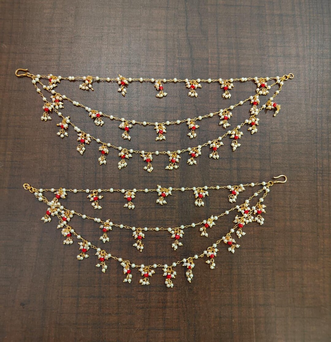 Gold Kaan Chain: Indian Ear Support Jewelry - Etsy