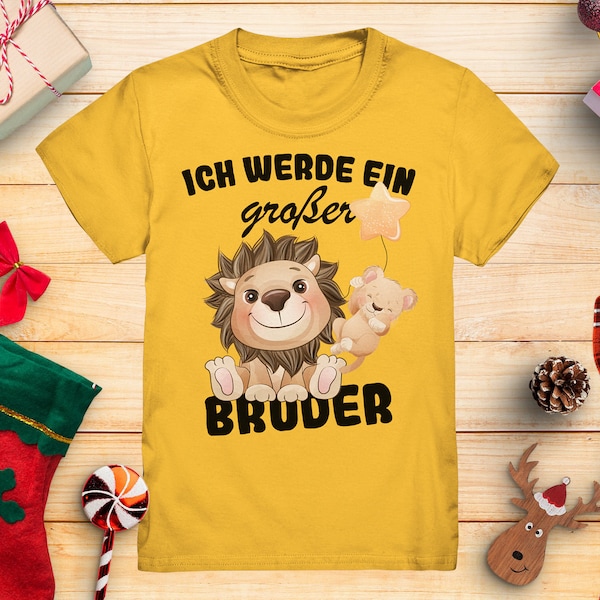 Schwangerschaft Verkünden Ideen | Ich werde großer Bruder 2024 T-Shirt Kinder