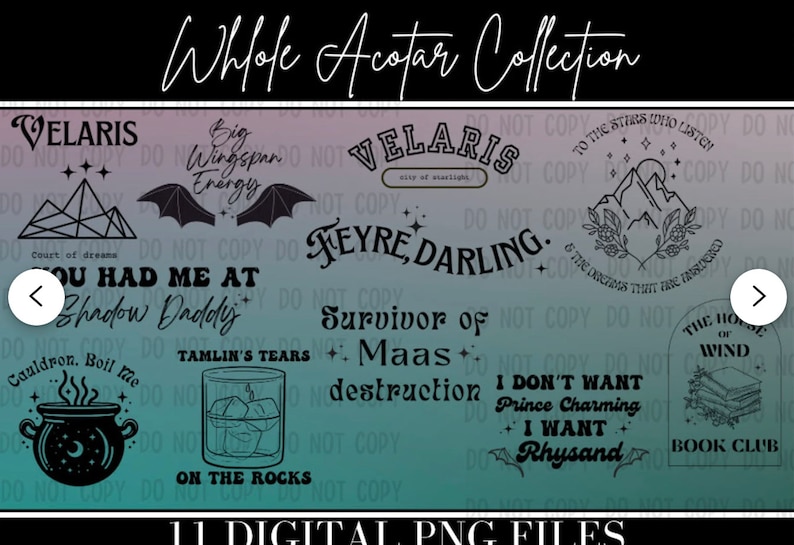 Whole Shop Collection, Bookish Mega Bundle, 76 Designs, Smut, Dark Romance, instant Download, Digital, PNG, Kindle Background, Printable Art image 3