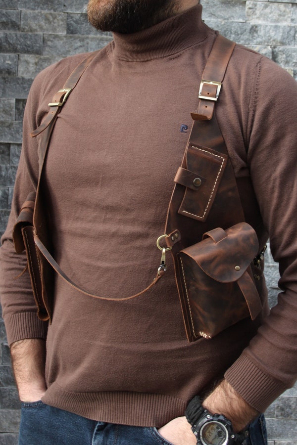 Techwear, Chest Rig, Chest Rig Bag, Cargo Vest, Hunting Vest, Utility