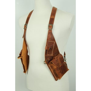 Leather Holster Bag, shoulder utility bag hip holster bag wist bag utility bag hip holster bag wist bag utility bag