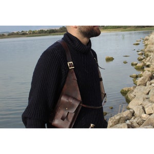 Leather Holster Bag handmade color