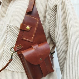 Leather Holster Bag handmade