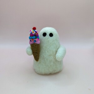 Ice Cream Cone Ghosts Spooky Summer Decorations Summer Ghosts image 2
