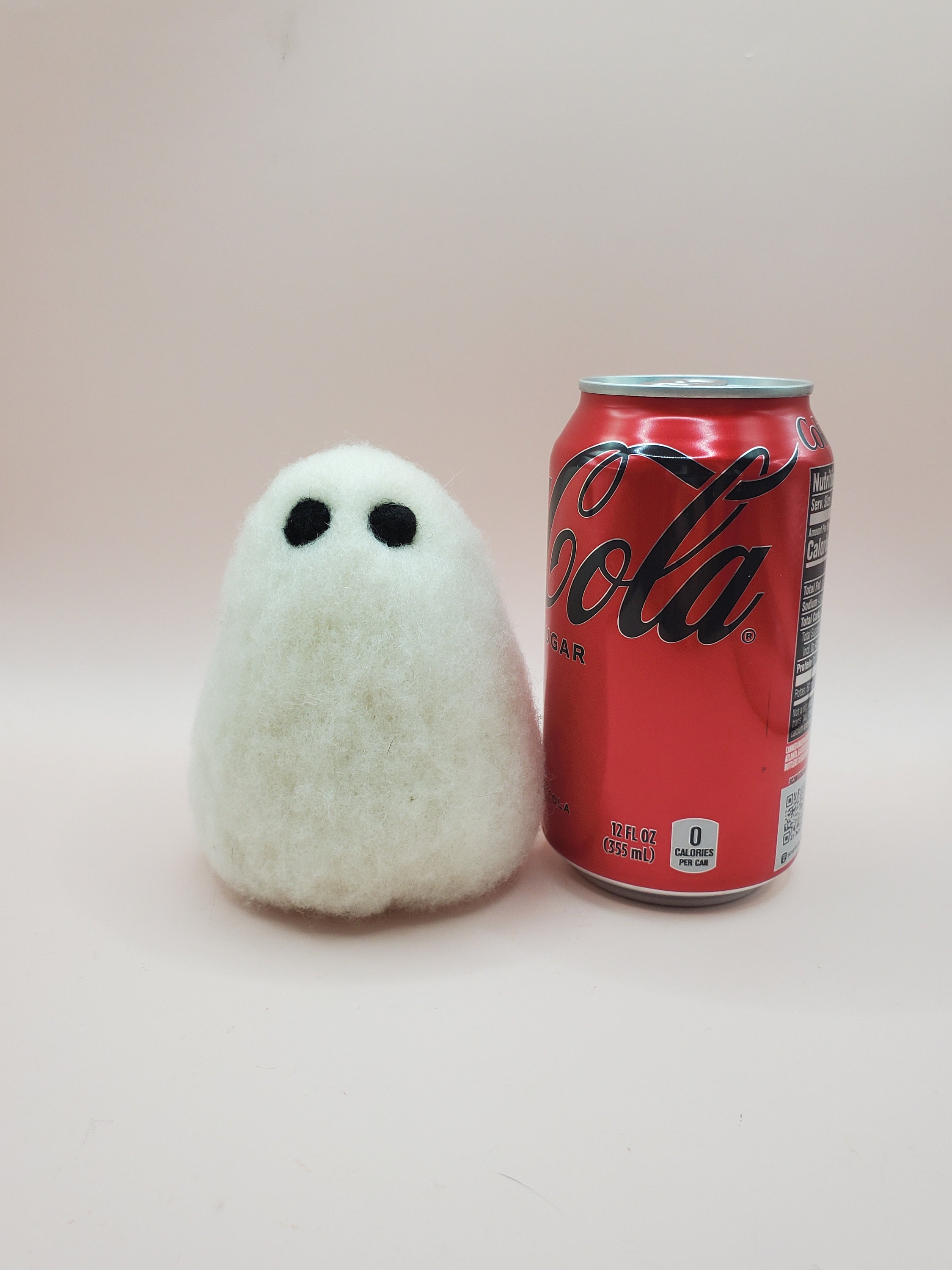 Whimsical Wool Felted Ghosts with Pumpkins | Halloween Decoration