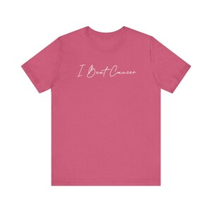 Cancer T Shirt, I Beat Cancer, Cancer Survivor TShirt, Cancer Awareness Tee, Breast Cancer T-Shirt, Cancer Tee, Cancer Gift Idea