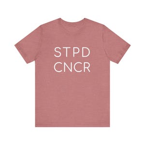 Cancer T Shirt, Stupid Cancer, Cancer Survivor TShirt, Cancer Awareness Tee, Breast Cancer T-Shirt, Cancer Tee, Cancer Gift Idea