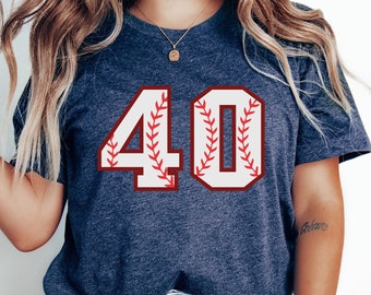 Baseball Numbers Shirt, Baseball Custom Birthday Shirt, Baseball Mom Shirt, Personalized Baseball Tees, Custom Baseball Shirts, Baseball Boy