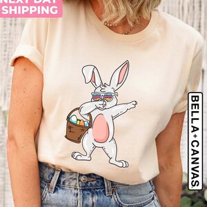 Shirt vrolijk paashazen, christelijk paasshirt, retro paasshirt, shirt paashaas cadeau voor vrouwen, shirt vrolijk Pasen, shirt Easter Vibes