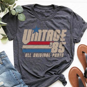 Retro 40th Birthday Gift for Men, Vintage 1985 T-Shirt, 40 Years Old Gift, Classic Eighties Tee, Dad Husband Tee, Birthday Present for Him