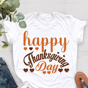 Happy Thanksgiving Shirt, Pumpkin Shirt, Thanksgiving Funny Shirt, Fall Shirt for Women, Thankful T-shirt, Turkey Shirt, Cute thanksgiving