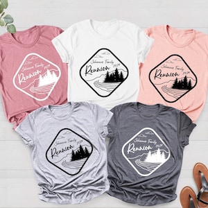 Personalized Family Reunion Shirt, Custom Family Name Shirt, Summer 2024 Shirt, Camper Family Matching Shirts, Road Trip Shirts, Familt Tee