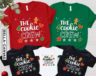 The Cookie Crew Shirt, Christmas Shirt, Cookie Lover, Cookie Shirts, Matching Family Shirts, Christmas Baking Shirt, Cookie Baking Crew