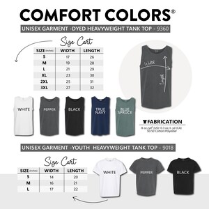 The image is a collage of various colored t-shirts, each with different sizes and colors, including a white, black, and gray t-shirt.