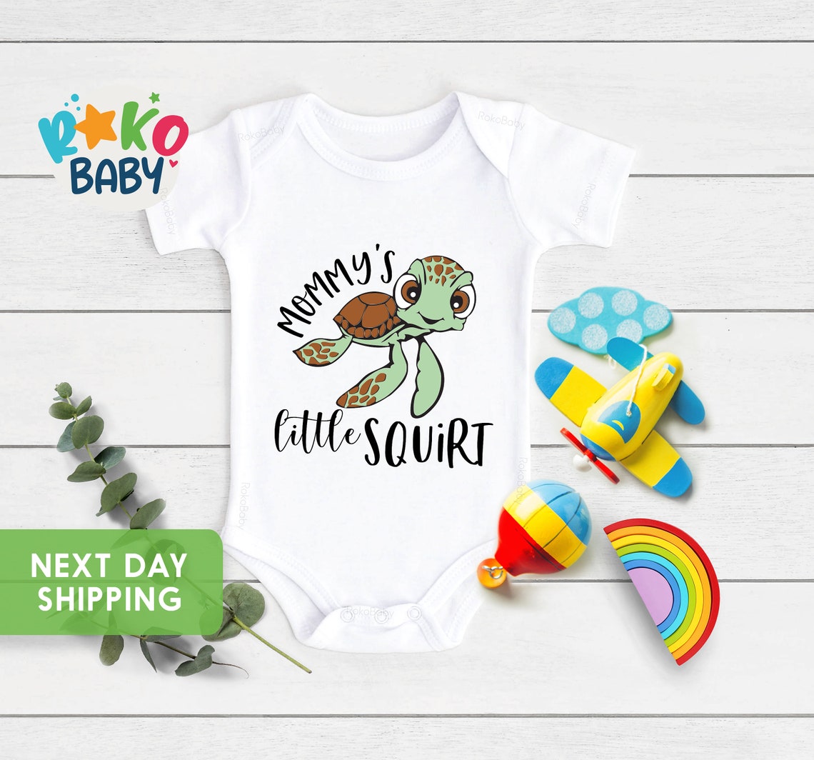 Mommy's Little Squirt Kids Shirt Mommy Onesie® Mothers - Etsy