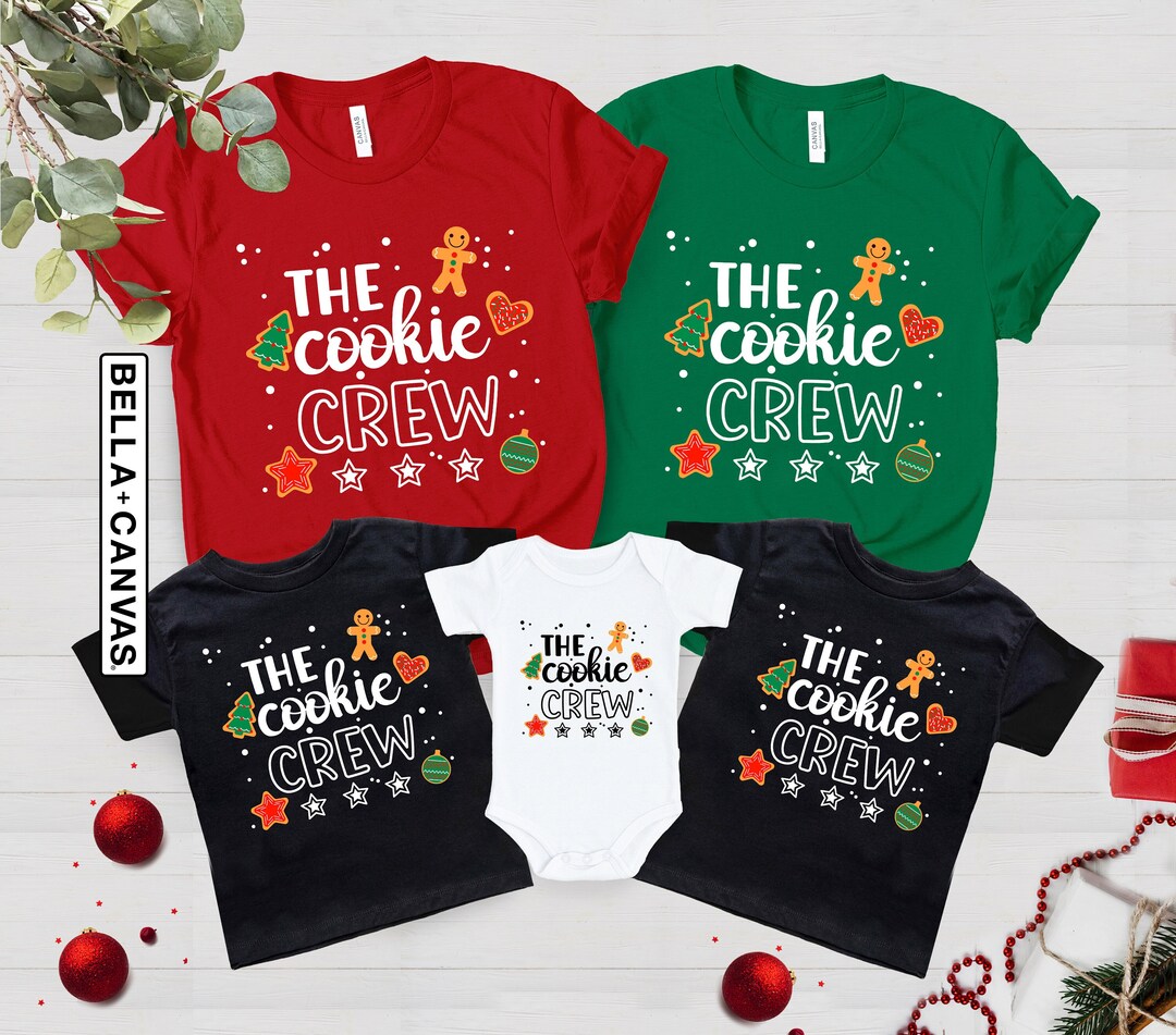 The Cookie Crew Shirt, Christmas Shirt, Cookie Lover, Cookie Shirts