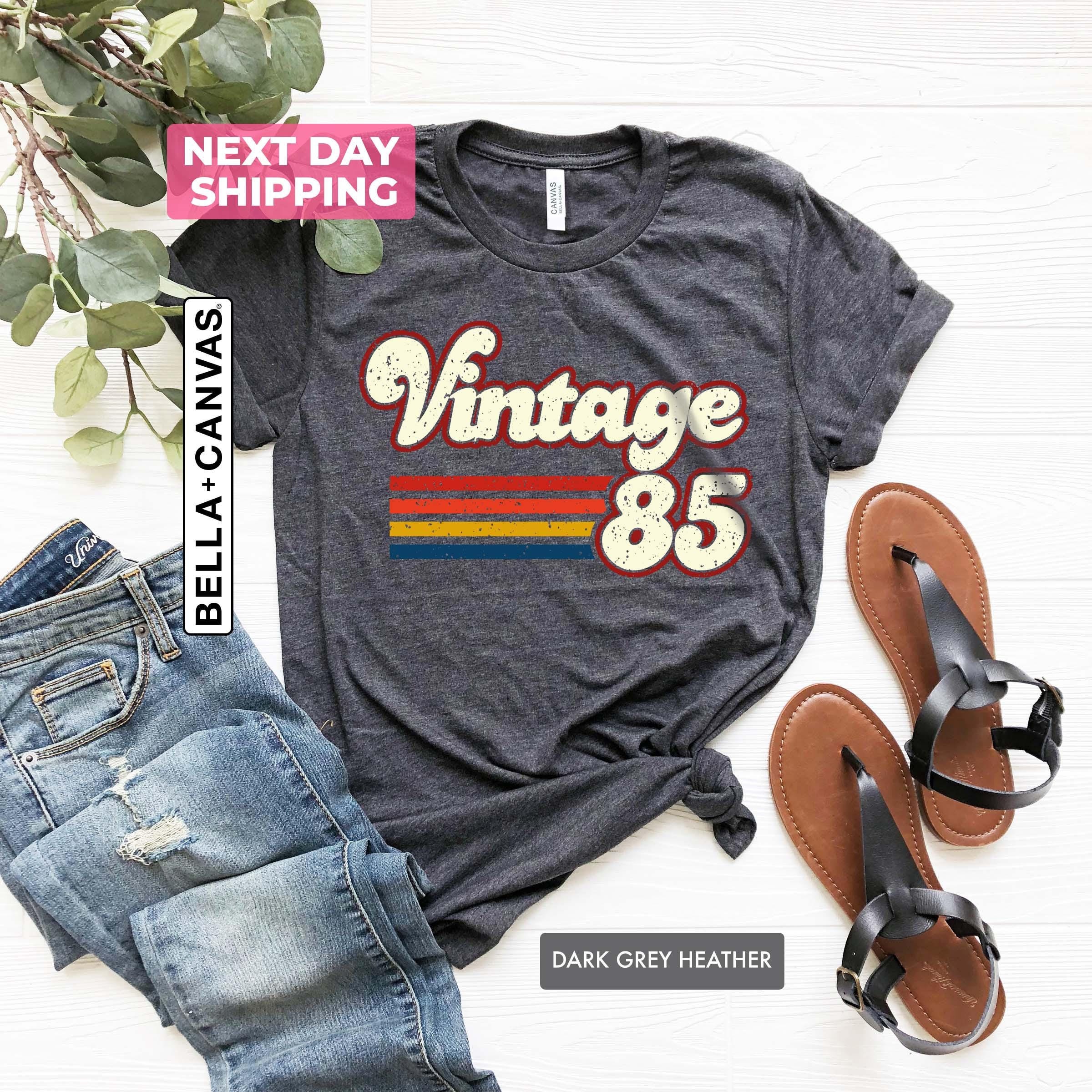 1985 Vintage Birthday Gift Tee, Retro Style, 40th Birthday for Women, Vintage 1985 T-Shirt, 40th Birthday, 40th Birthday Gift, Father Gift