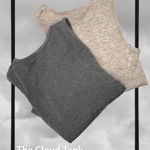 Camiseta de tirantes French Terry Racerback: Ropa de estar por casa suave de Tencel imagen 5