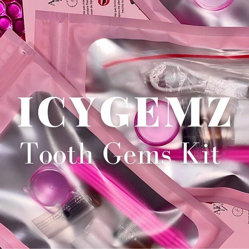 DIY Tooth Gem Kit Gs Gems Teeth Gems Icy Teeth Bling Grill Etsy