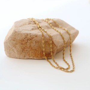 18k Gold Plated Chain Necklace