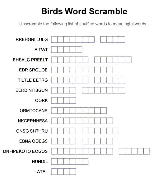 Downloadable Printable Word Scramble #3 Adult Puzzle Book: 100+ Puzzles ...