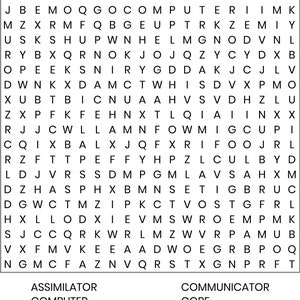 Example Star Trek Word Search