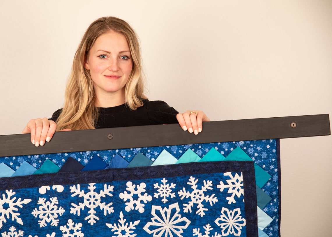 Black Quilt Hanger Tapestry Hanger Quilt Rack Rug Hanger Etsy