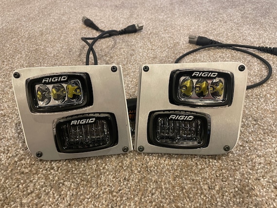 For 2014-2015 GMC Sierra 1500 6000K Built-in LED Upgraded Fog Lights with Bezels