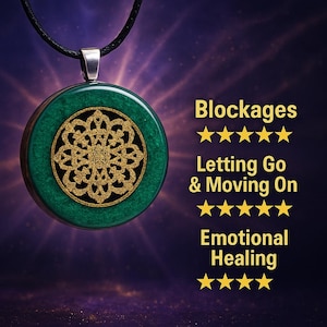 Djinn Pendant Marbas | Goetia Magic Healing Talisman | Spell-Infused Jewelry for Shadow Work & Emotional Healing