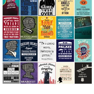 Sherlock Sticker Set Inspired by Erin Condren/Happy Life Planner