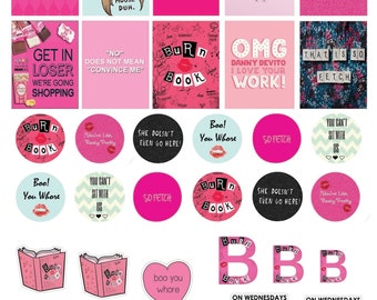 Mean Girls Sticker Set Inspired by Erin Condren/Happy Life Planner