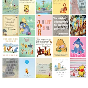 Winnie The Pooh Sticker Set inspirado en Erin Condren/Happy Life Planner