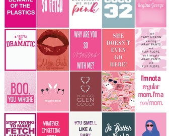Mean Girls Mega Sticker/magnet Set Quotes Sticker Set Inspired by Erin Condren/Happy Life Planner