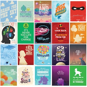 Pixar Disney cita un set de pegatinas inspirado en Erin Condren/Happy Life Planner