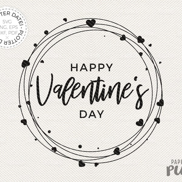 Happy Valentine's Day, Plotter SVG,