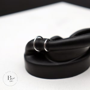 Boucles d'oreilles articulées en acier chirurgical 18G 7mm/9mm cerceau boucles d'oreilles sans couture Cartilage bijoux de piercing minimalistes