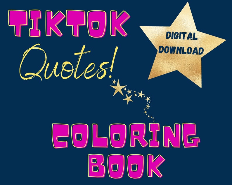 Tiktok Coloring Pages 70 Printable Pages Etsy