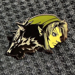 Zelda Twilight Princess Wolf Link Enamel Pin